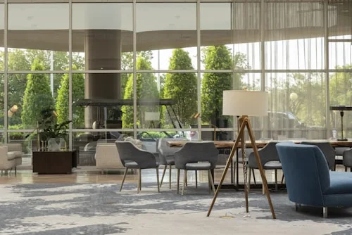 Moderní hotelová lounge